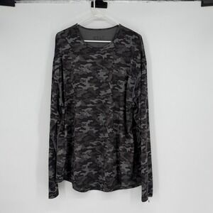 BYLT Mens Camouflage Long Sleeve Athletic Performance Top Shirt XX Large